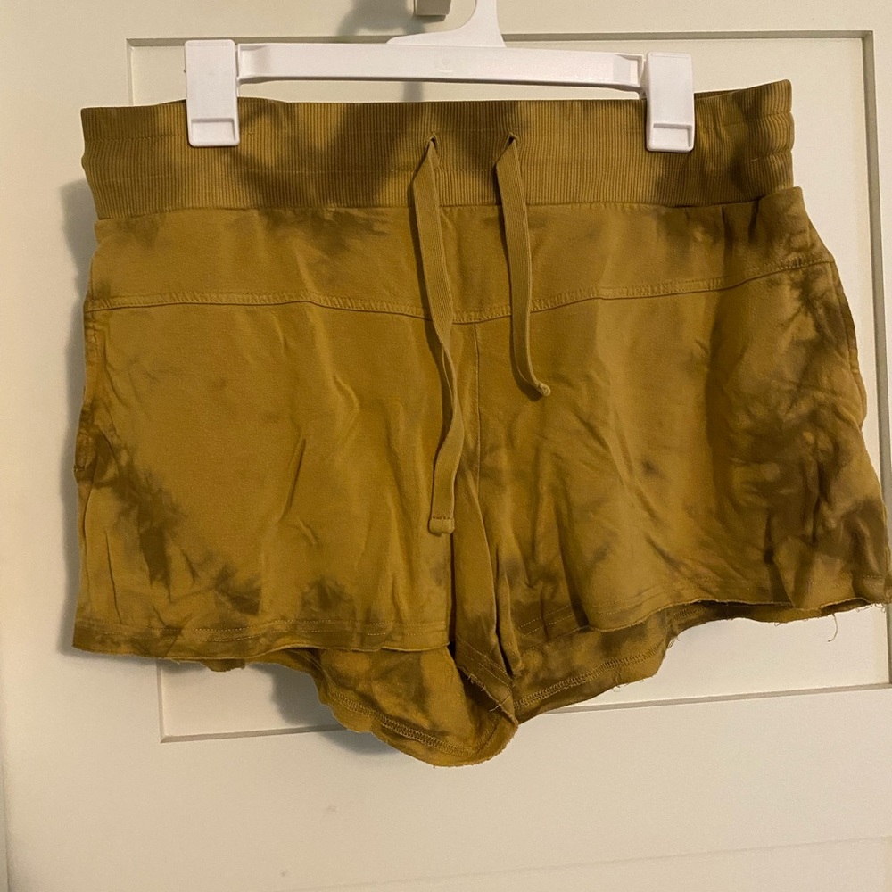 JoyLab Mustard Drawstring Athletic Shorts